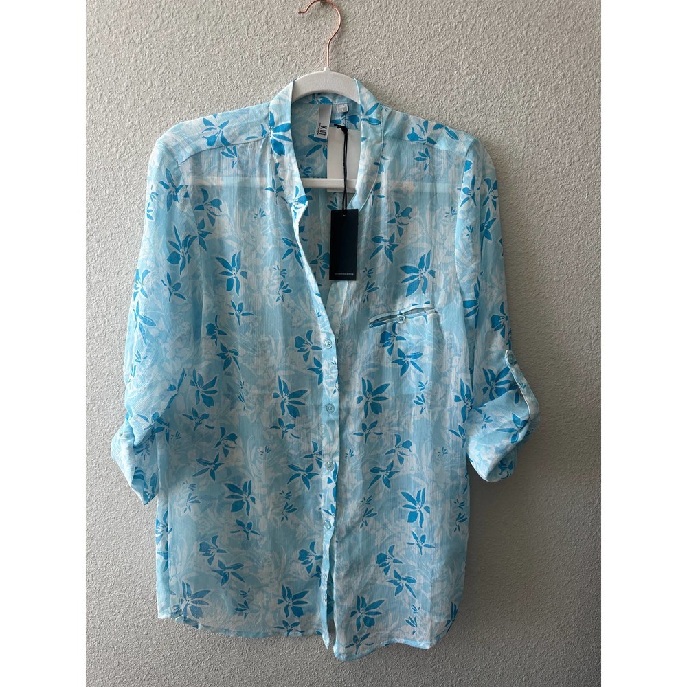 KUT JASMINE TOP IN NICCOLO-LT BLUE - Picture 4 of 15